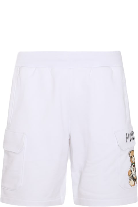Moschino Pants for Men Moschino White Cotton Shots
