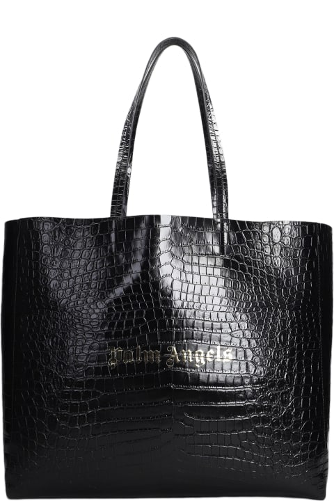 Palm Angels Totes for Women Palm Angels Tote In Black Leather