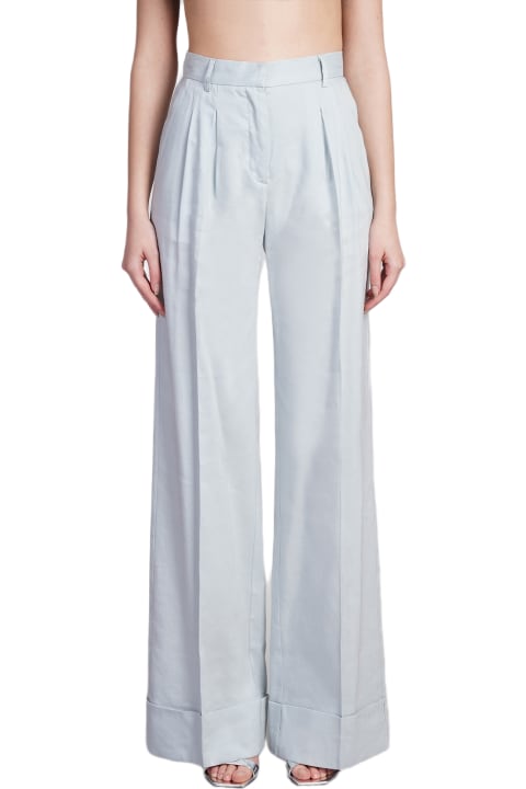 Clothing Sale for Women The Andamane Nathalie Pants In Cyan Viscose