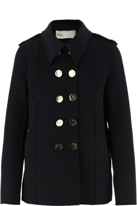 Tory Burch Coats & Jackets for Women Tory Burch Double-breasted Wool Coat