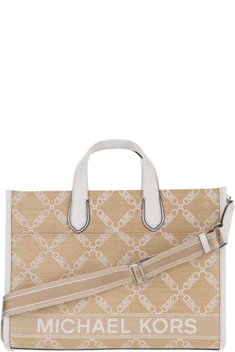 Bags for Women Michael Kors Gigi Large Straw Bag