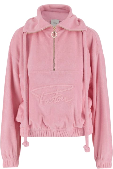 Patou for Women Patou Cotton Sweatshirt With Embossed Patou Signature