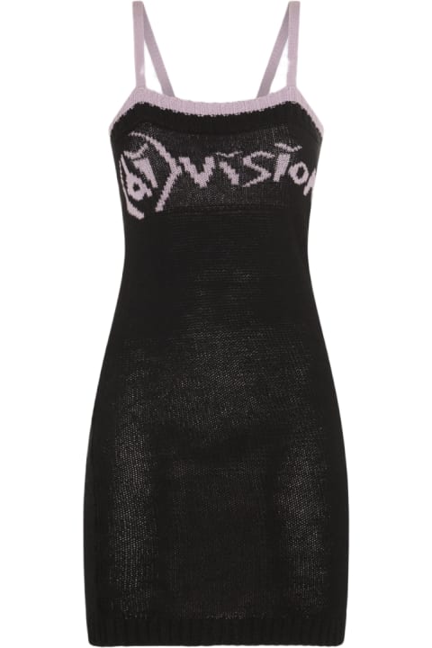 ウィメンズ (di)visionのワンピース＆ドレス (di)vision Black Linen And Cotton Mini Dress