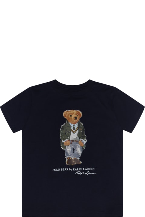 Fashion for Boys Ralph Lauren Blue Cotton T-shirt
