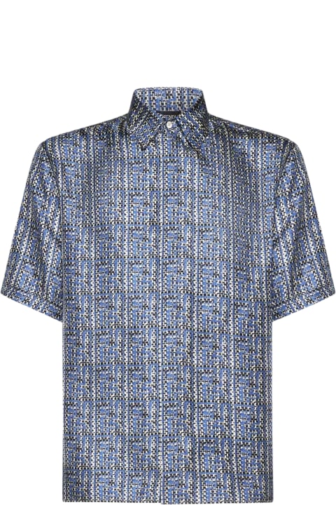 Clothing for Men Fendi Ff Print Silk Shirt