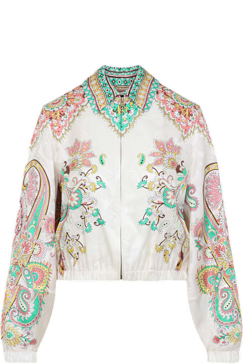 Etro Coats & Jackets for Women Etro Lucky Charms Bomber Jacket