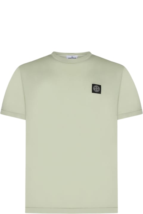 Stone Island Sale for Men Stone Island Logo-patch Cotton T-shirt