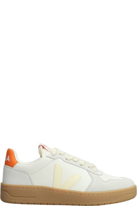 Veja Sneakers for Women Veja V-82 Sneakers In White Suede And Leather