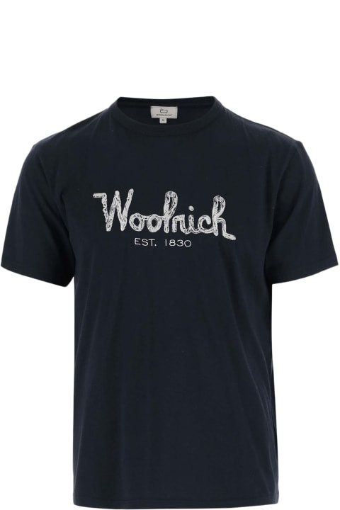Woolrich Men Woolrich Cotton T-shirt With Logo
