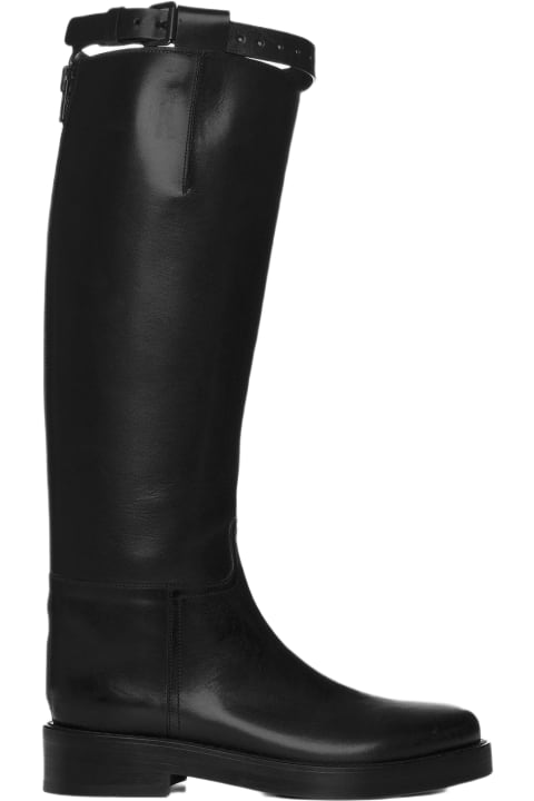Fashion for Women Ann Demeulemeester Stan Riding Leather Boots
