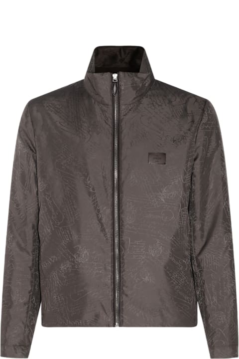 Fashion for Men Berluti Dark Grey Casual Jacket