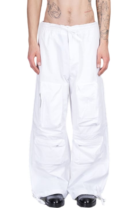 OAMC Men OAMC Pants In White Cotton