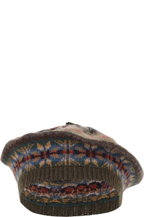 帽子 Ralph Lauren NATIVE WOOL BERET 帽子 Ralph Lauren NATIVE WOOL BERET Lauren Ralph Lauren