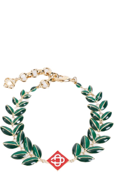 アクセサリー CASABLANCA LAUREL LEAF BRACELET Casablanca Laurel Leaf Bracelet | italist