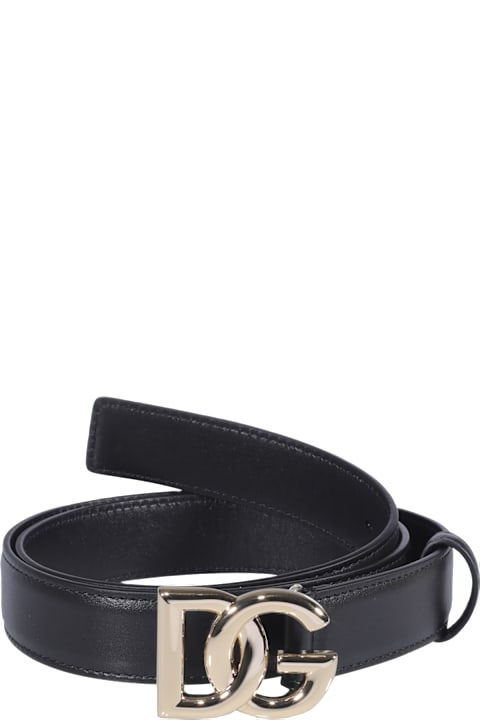 Homeware Dolce & Gabbana Black Leather Belt