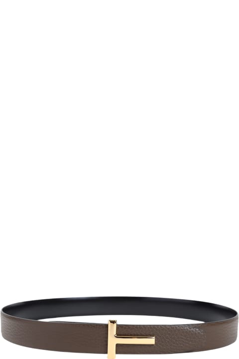 Tom Ford Accessories for Women Tom Ford Grained Calf Leather Belt
