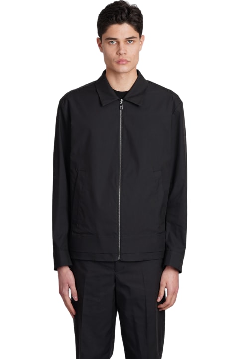 Neil Barrett Coats & Jackets for Men Neil Barrett Casual Jacket In Black Cotton