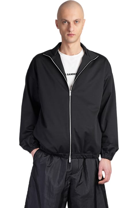 Jil Sander Fleeces & Tracksuits for Men Jil Sander Sweatshirt In Black Cotton
