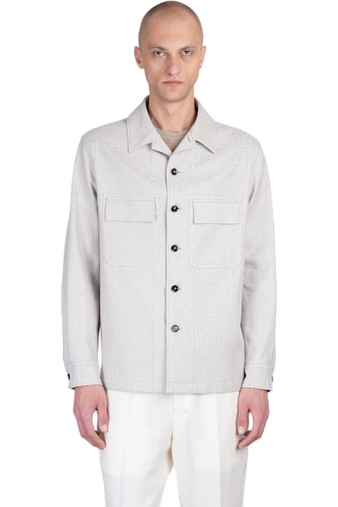 Zegna Coats & Jackets for Men Zegna Casual Jacket In Beige Linen