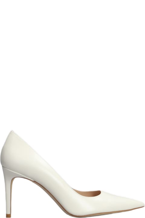 Stuart Weitzman for Men Stuart Weitzman Stuart Power 85 Pumps In White Leather