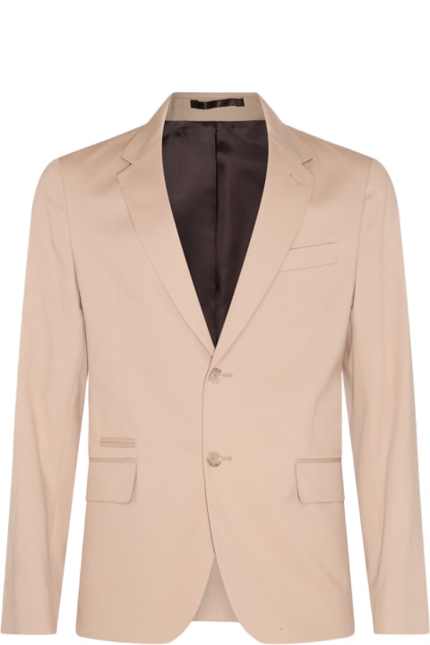 Paul Smith Coats & Jackets for Men Paul Smith Light Brown Cotton Blazer