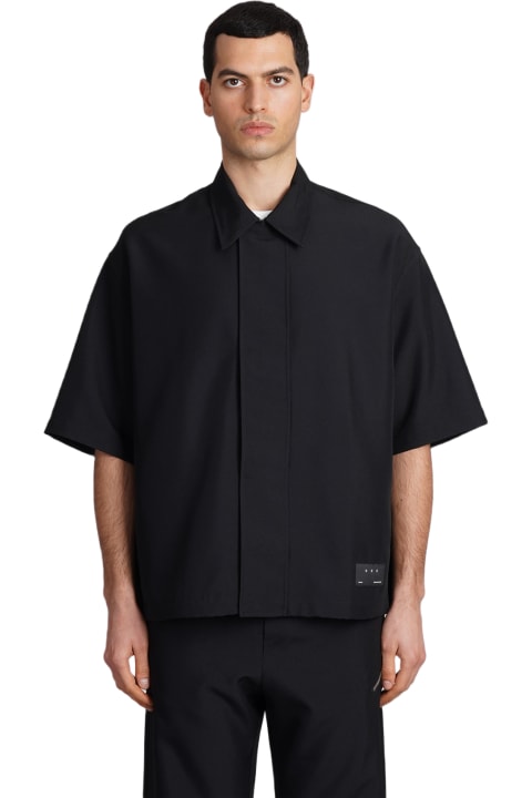 Shirts for Men OAMC Sally Shirt In Black Polyester