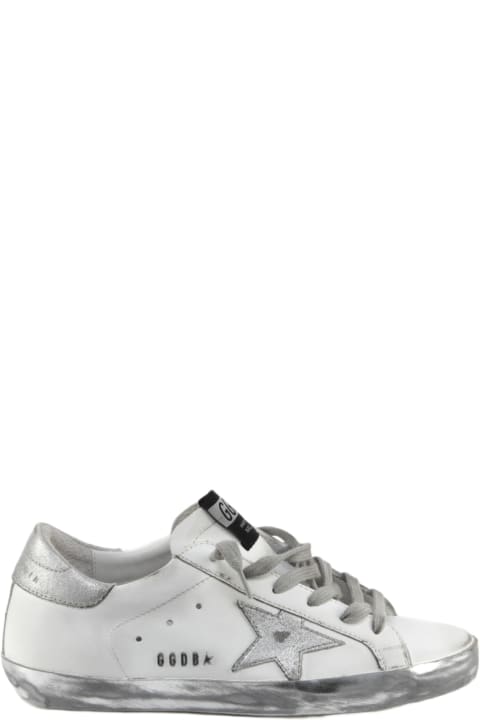 Fashion for Men Golden Goose Superstar Sneakers With Laminated Leather Details