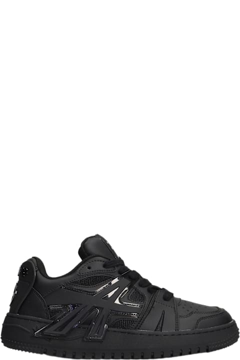 Acupuncture Sneakers for Men Acupuncture Lola Sneak Sneakers In Black Leather