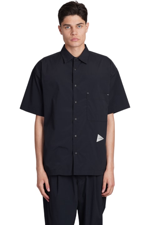 And Wander Shirts for Men And Wander Shirt In Black Polyester