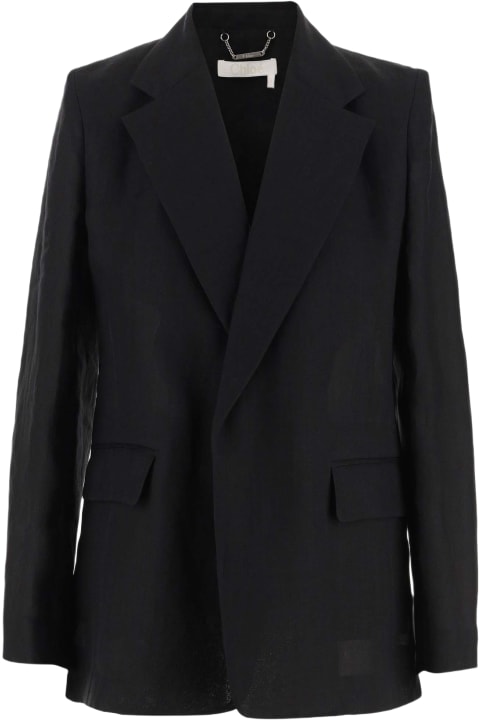 Chloé Coats & Jackets for Women Chloé Single-breasted Jacket In Ramie