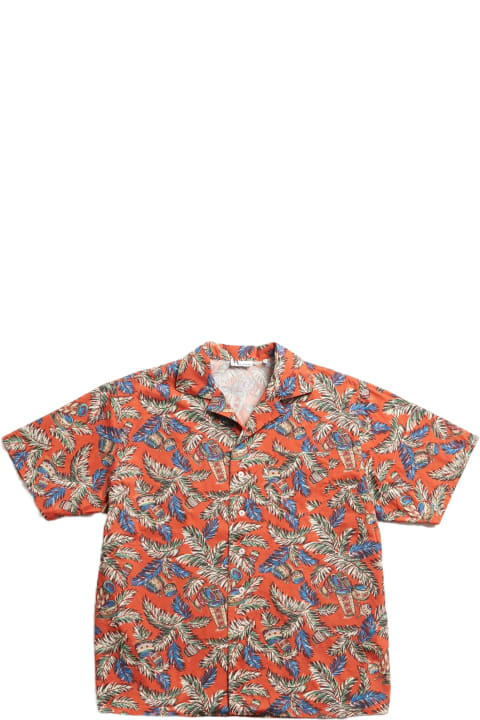 أدوات منزلية doppiaa Aambala Tropical Pattern Shirt