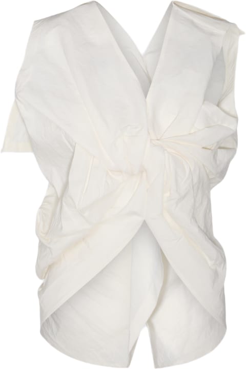 Quiet Luxury for Women Issey Miyake White Shirt