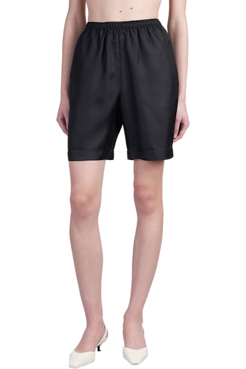 Loulou Studio for Women Loulou Studio Zinia Shorts In Black Silk