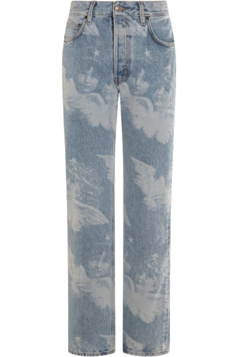VIP【関税送料無料】希少 FIORUCCI LIGHT BLUE COTTON JEANS Fiorucci Light Blue Cotton Jeans | italist