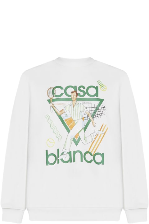 Casablanca Men Casablanca Le Jeu Cotton Sweatshirt