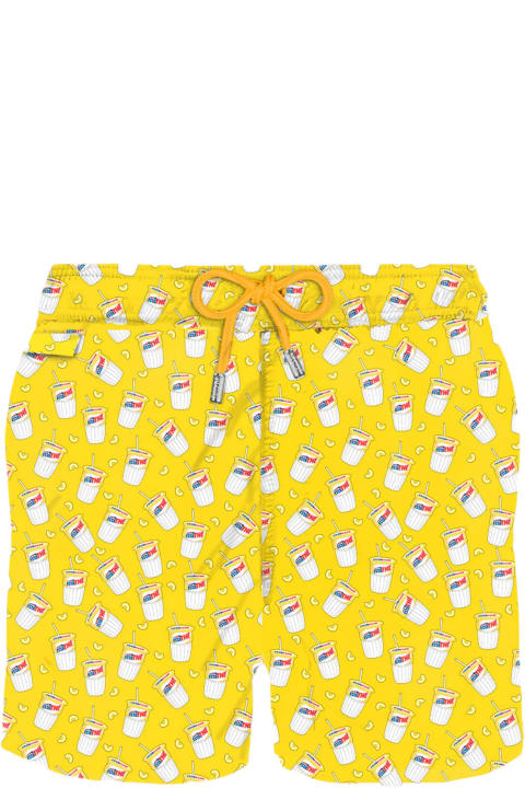 Homeware MC2 Saint Barth Man Light Fabric Swim Shorts With Estathé Print | Estathe
® Special Edition