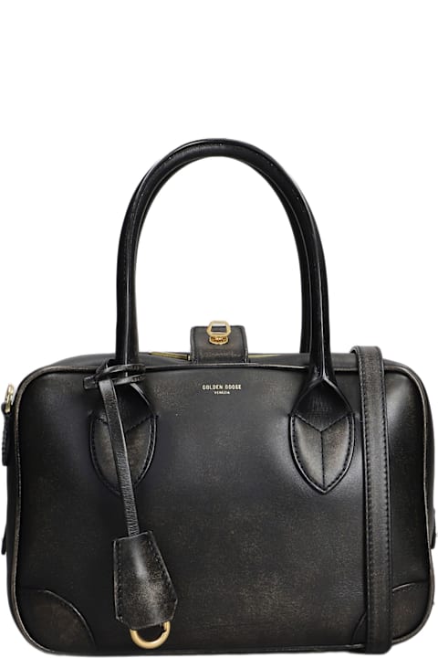 Bags for Women Golden Goose Vita Shoulder Bag In Black Leather