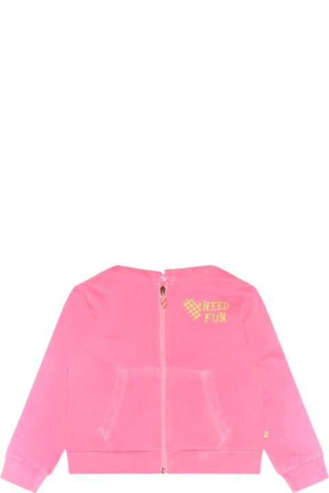 Billieblush Topwear for Girls Billieblush Pink Multicolour Cotton Sweatshirt