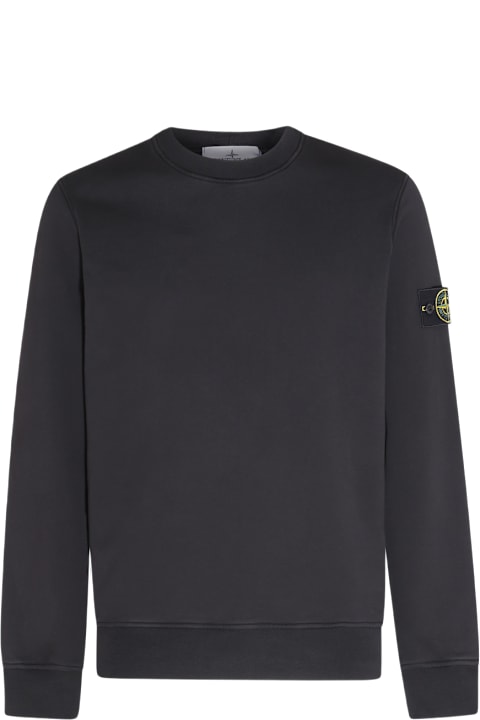 Homeware Stone Island Black Cotton Sweasthirt