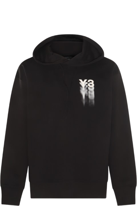 Y-3 Fleeces & Tracksuits for Men Y-3 Black Cotton Sweatshirt