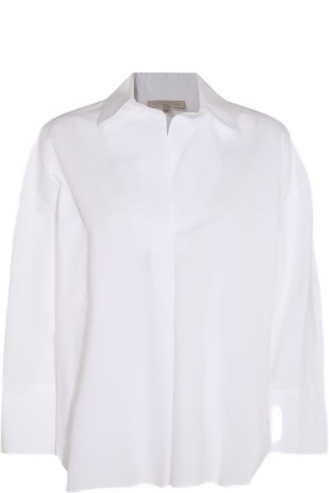 Antonelli Topwear for Women Antonelli White Cotton Shirt