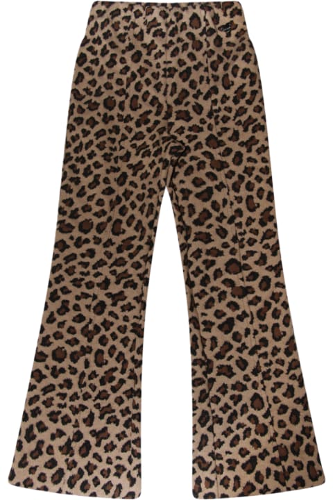 Monnalisa Kids Monnalisa Leopard Viscose Blend Pants
