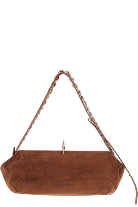 Benedetta Bruzziches for Women Benedetta Bruzziches Sophia Suede Leather Bag
