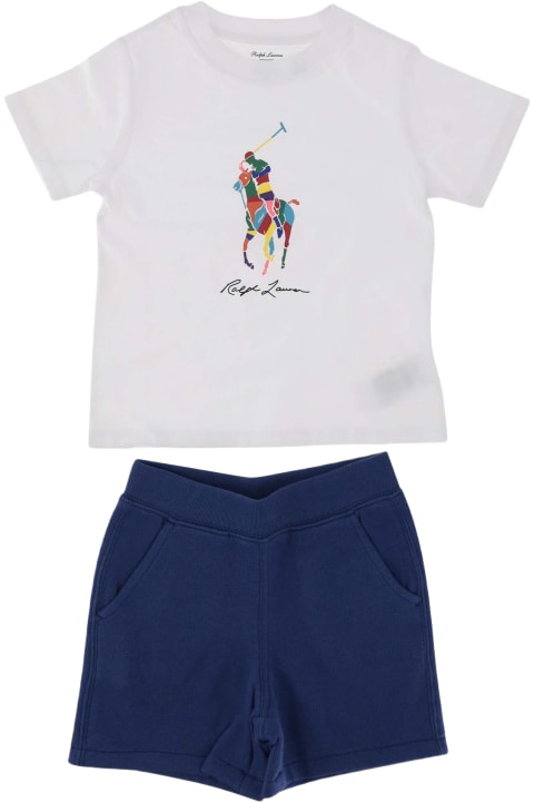 Ralph Lauren Bottoms for Baby Boys Ralph Lauren Two-piece Cotton Outfit Set