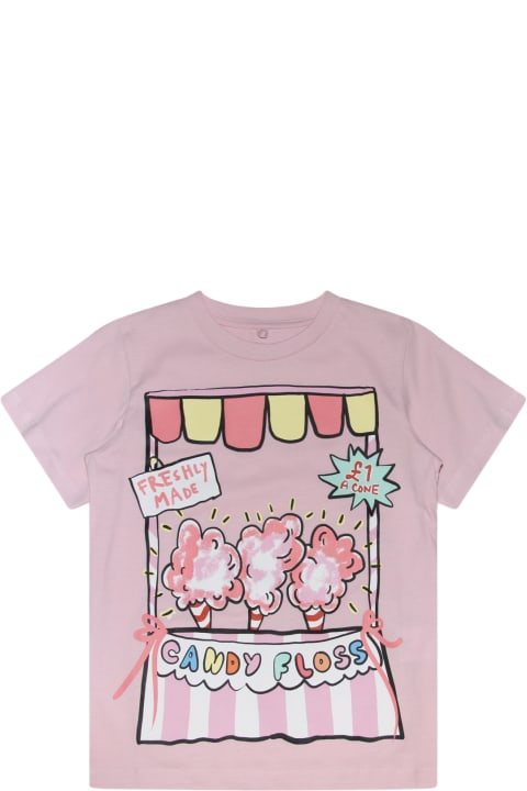 Sale for Kids Stella McCartney Kids Pink Multicolour Cotton T-shirt