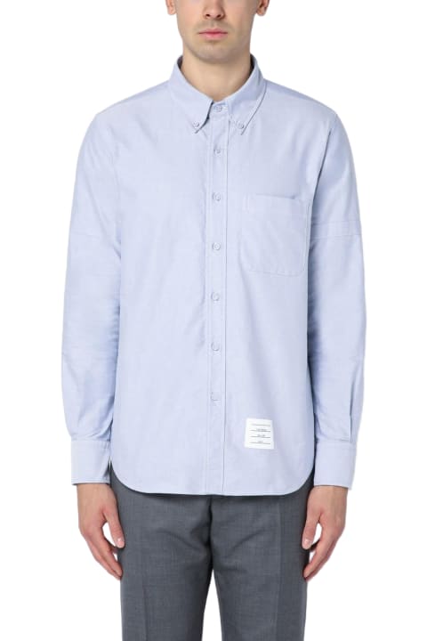 Thom Browne Shirts for Women Thom Browne Light Blue Cotton Button-down Shirt