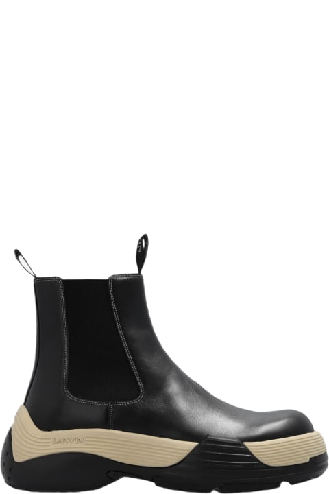 Boots for Men Lanvin Chelsea Boots With Logo