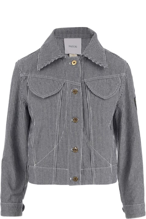 Patou for Women Patou Cotton Jacket With Striped Pattern