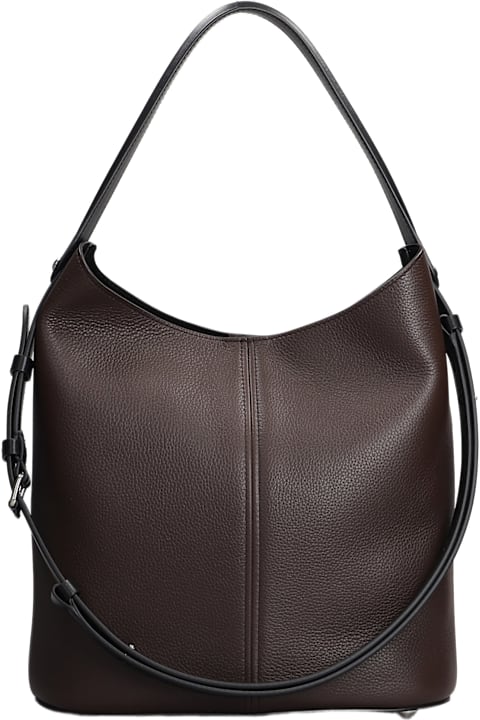 Maison Margiela Bags for Women Maison Margiela Dres Sage Hobo Shoulder Bag In Brown Leather