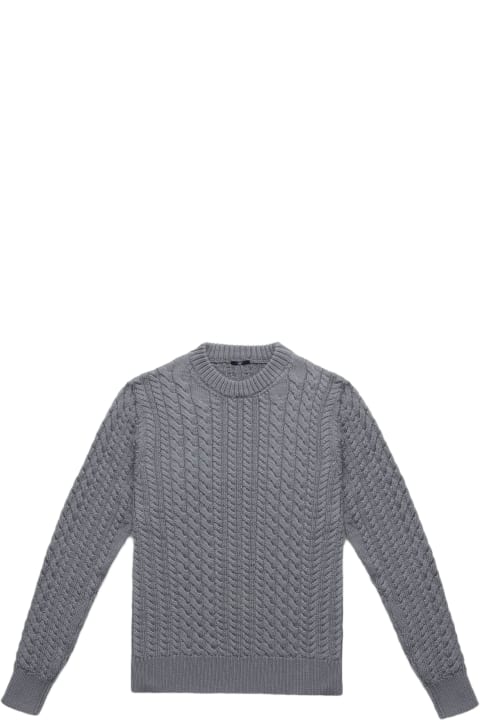 Homeware Larusmiani Cable Knit Sweater Col Du Pillon Sweater